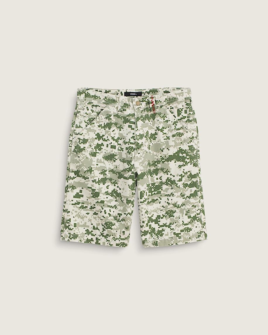 taka hayashi for vault by vans Premium Check-5 Baggy Canvas Short Digi Camo Green