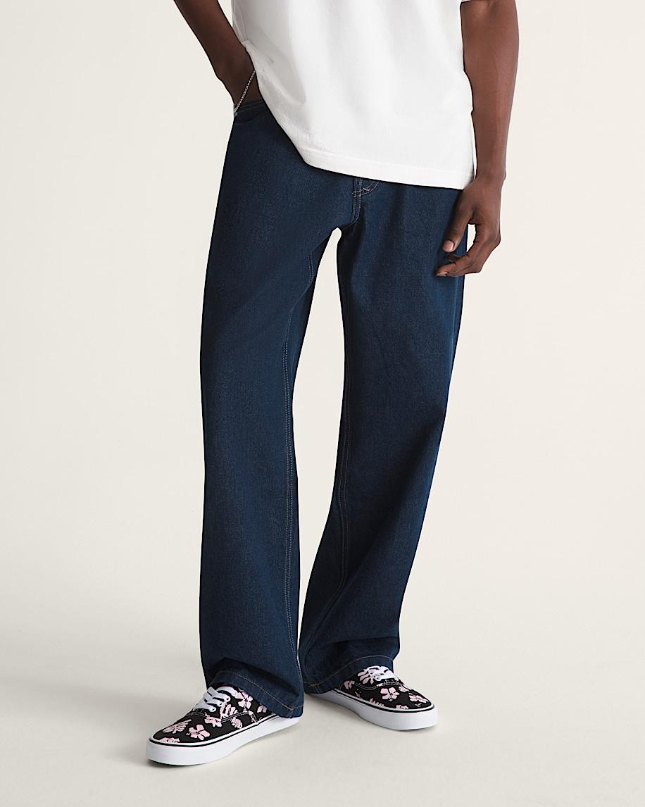 taka hayashi for vault by vans Premium Check-5 Loose Denim Pants Dark Rinse Blue