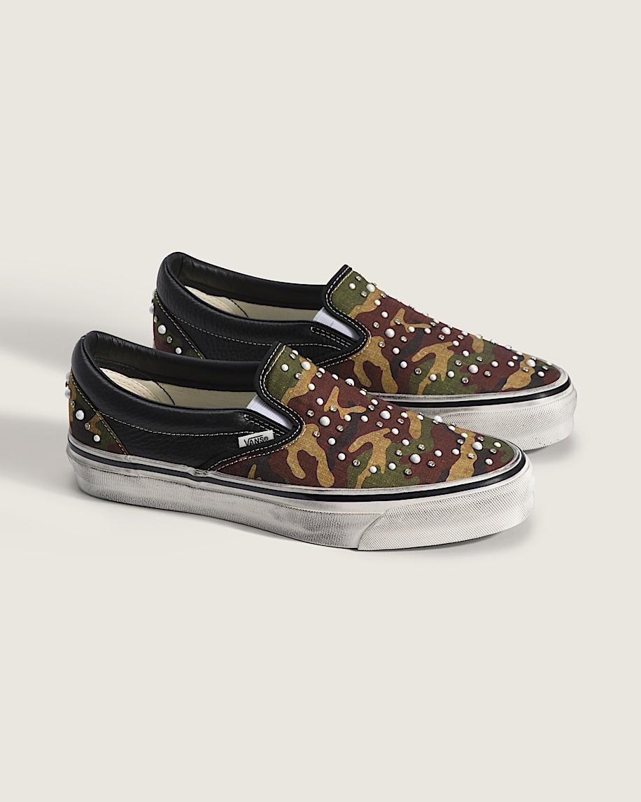 Taka Hayashi For Vault By Vans Premium Classic Slip-On Shoe Camo Black