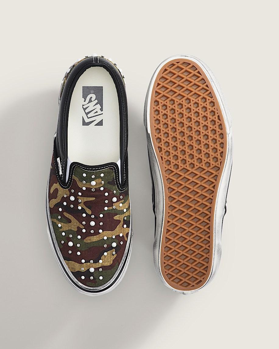 Taka Hayashi For Vault By Vans Premium Classic Slip-On Shoe Camo Black