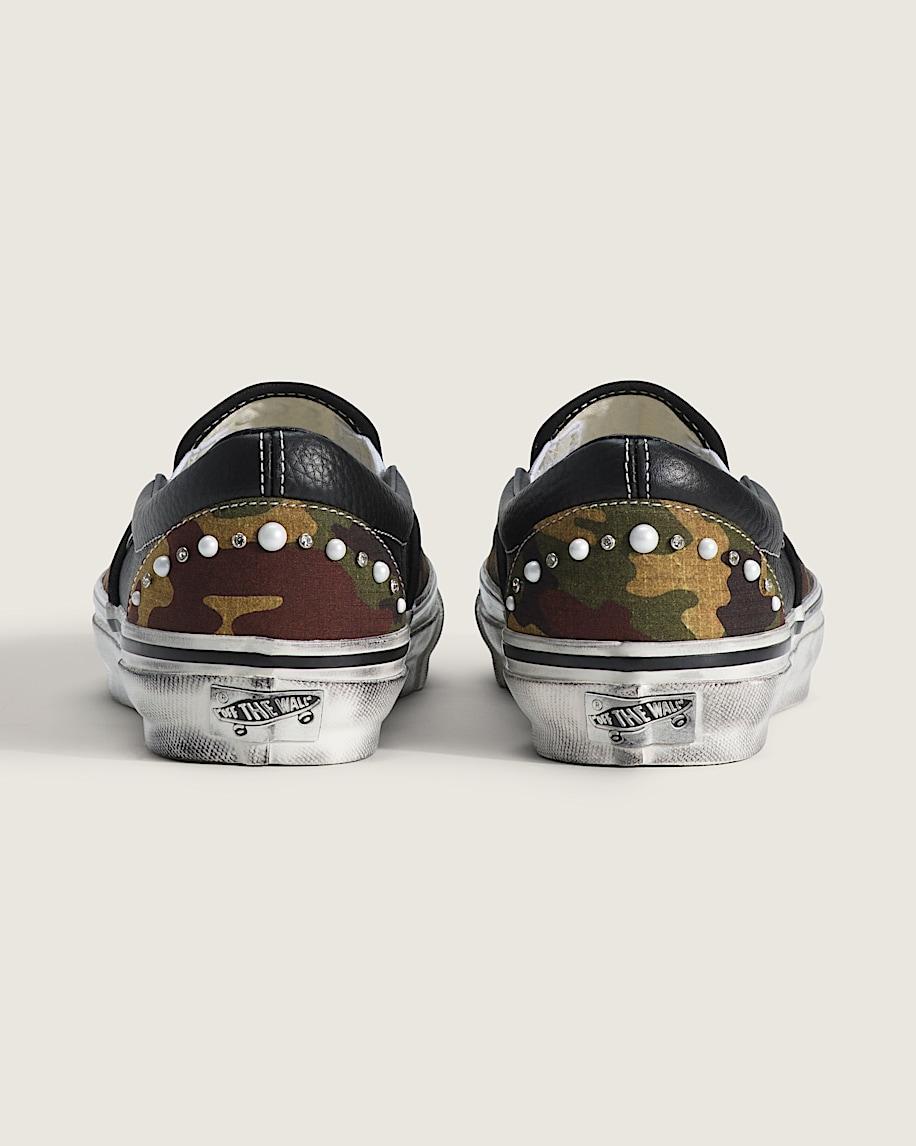 Taka Hayashi For Vault By Vans Premium Classic Slip-On Shoe Camo Black