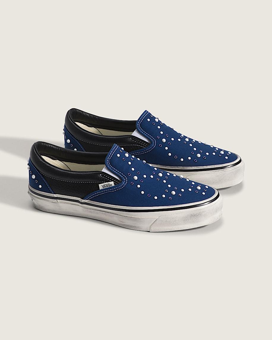 Taka Hayashi For Vault By Vans Premium Classic Slip-On Shoe Indigo Blue