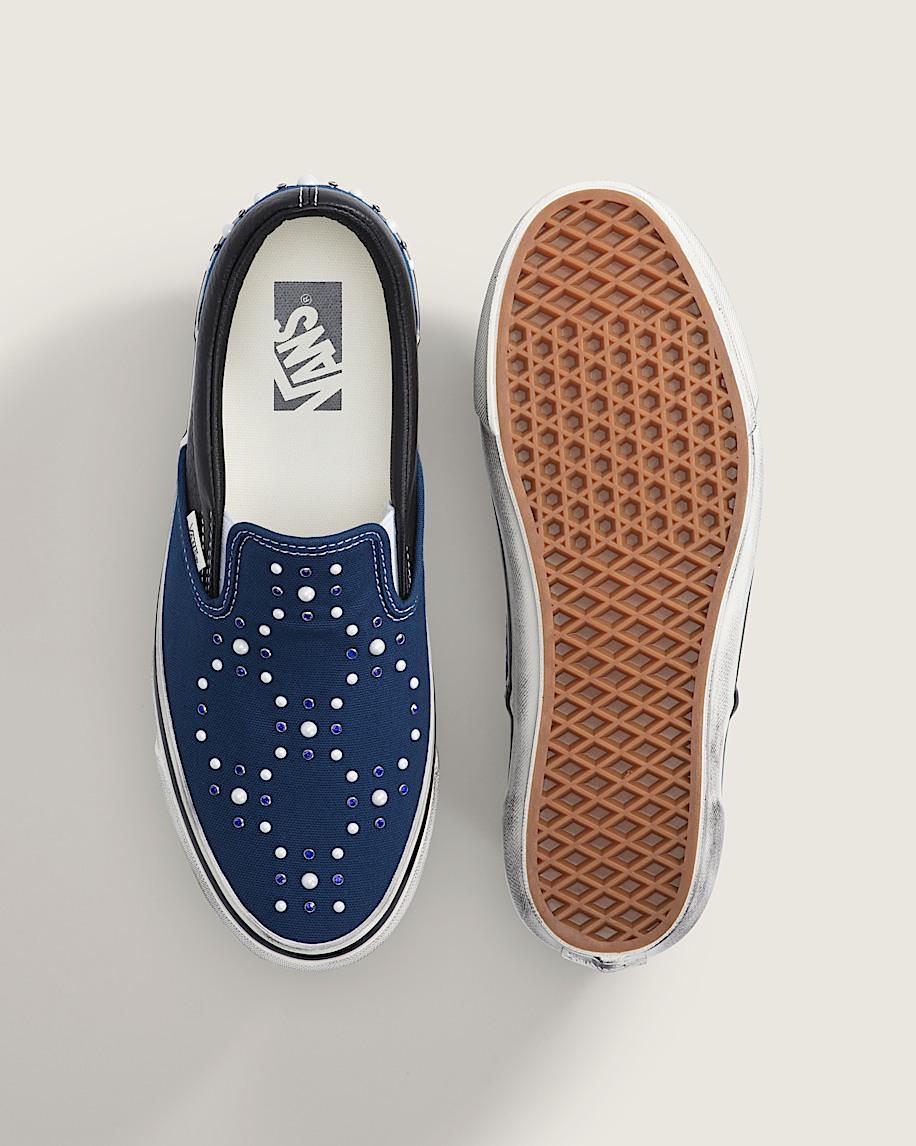 Taka Hayashi For Vault By Vans Premium Classic Slip-On Shoe Indigo Blue