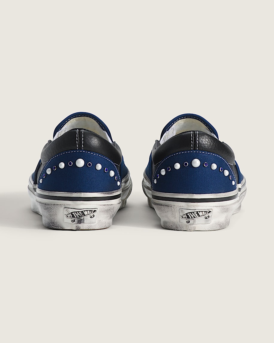 Taka Hayashi For Vault By Vans Premium Classic Slip-On Shoe Indigo Blue