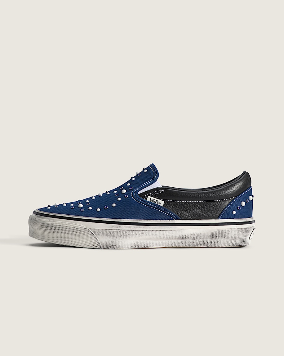 taka hayashi for vault by vans Premium Classic Slip-On Shoe Indigo Blue
