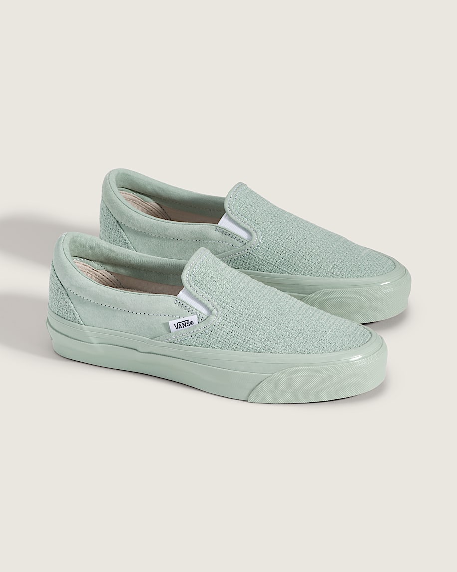 Taka Hayashi For Vault By Vans Premium Classic Slip-On Shoe Olive Grey