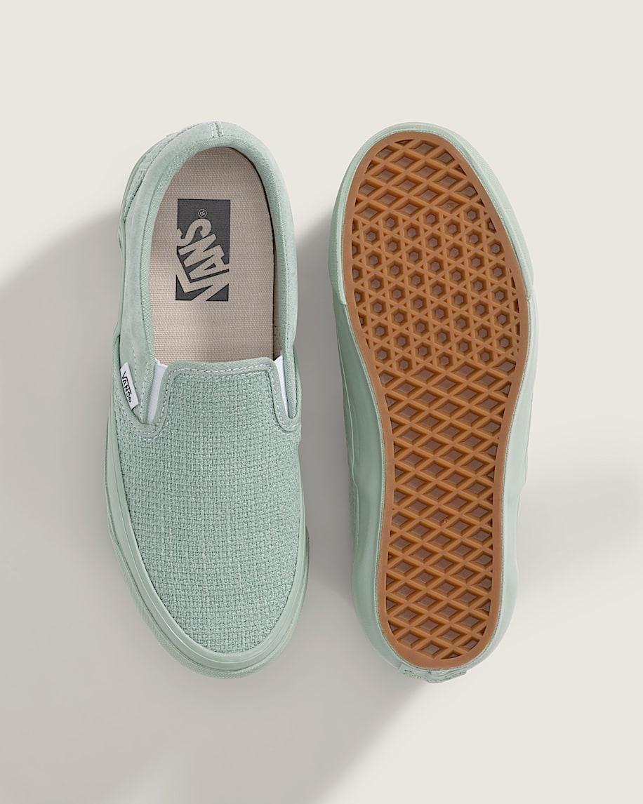 Taka Hayashi For Vault By Vans Premium Classic Slip-On Shoe Olive Grey