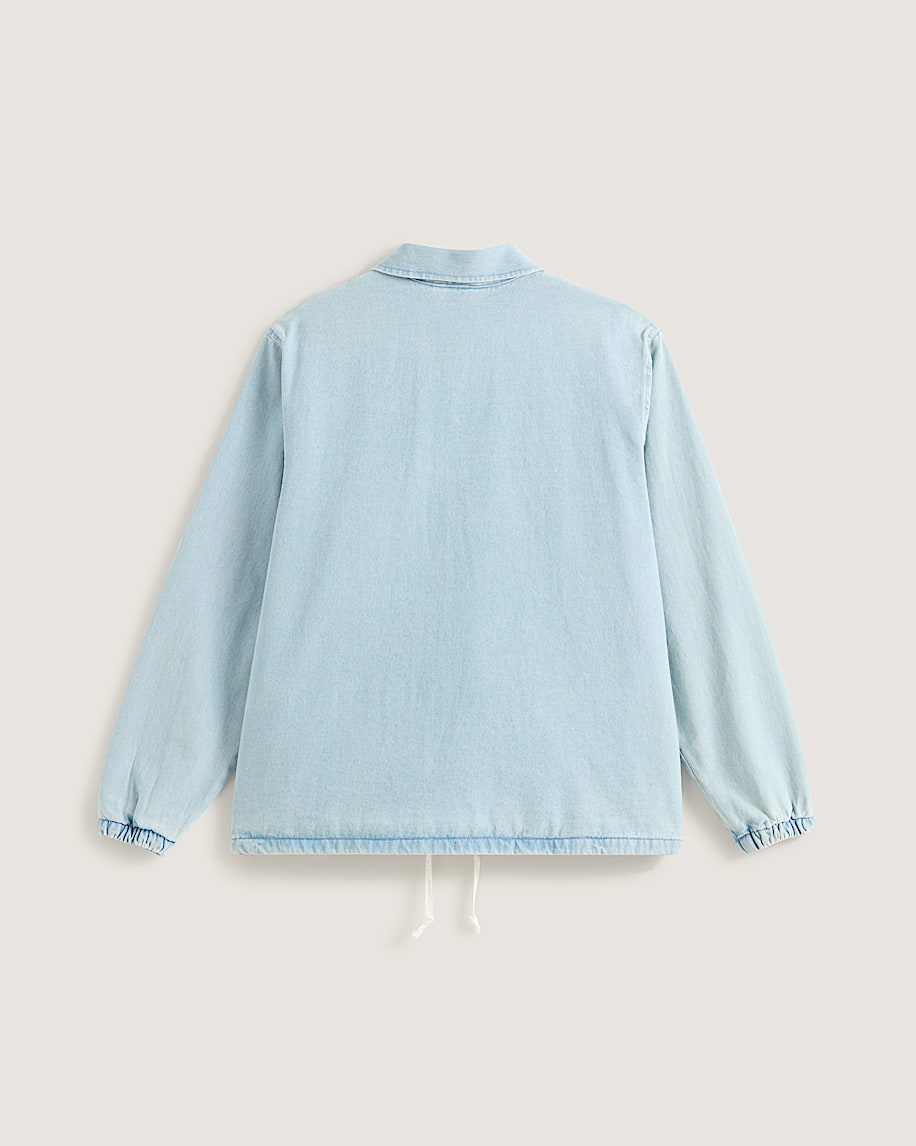 Taka Hayashi For Vault By Vans Premium Denim Torrey Coaches Jacket Light Stonewash Blue