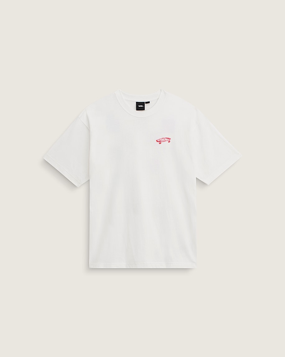 Taka Hayashi For Vault By Vans Premium Full Deck T-Shirt Egret White