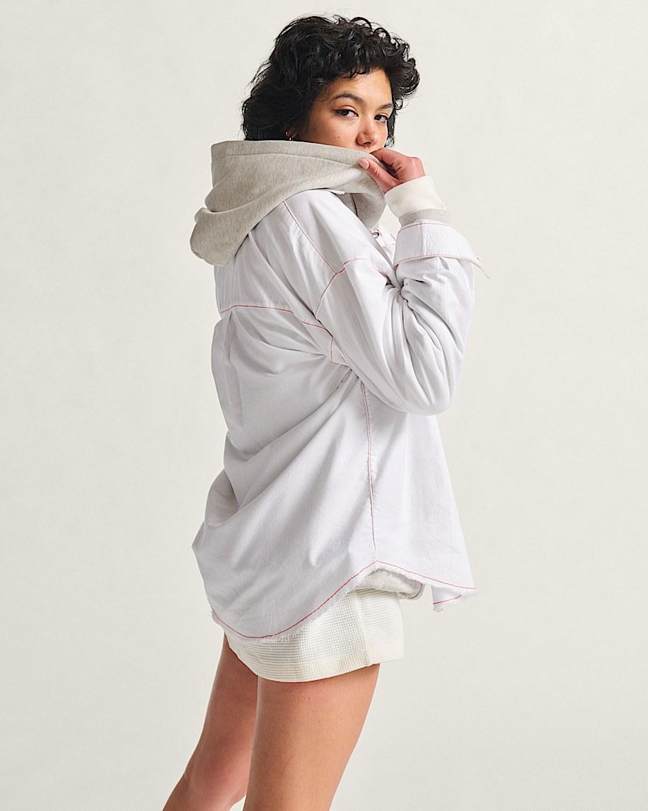 Taka Hayashi For Vault By Vans Premium Hoodie Ash Heather White