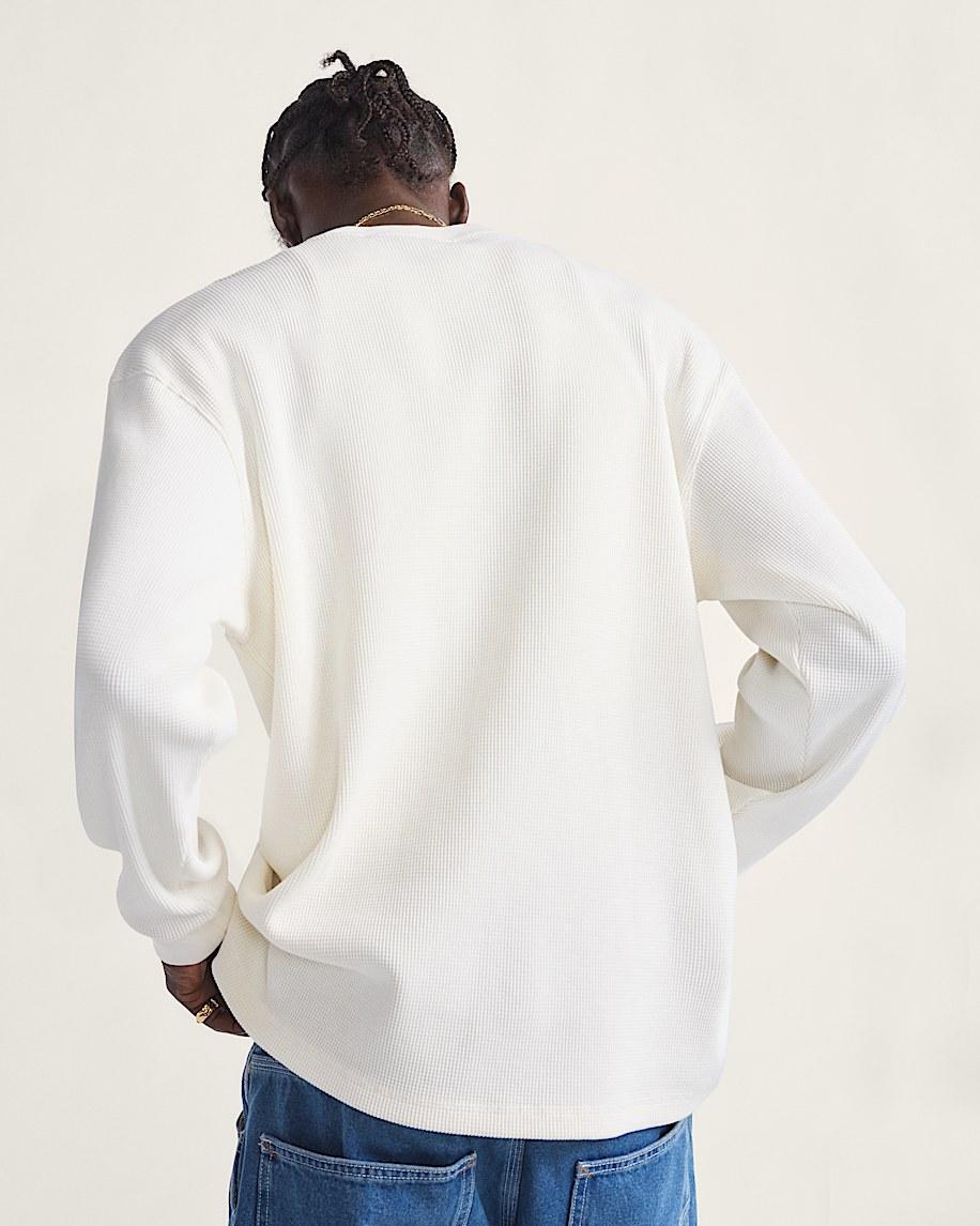 Taka Hayashi For Vault By Vans Premium Long Sleeve Thermal Shirt Egret White