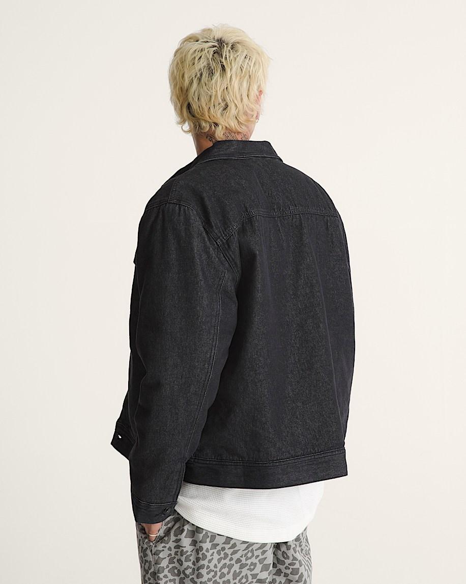 Taka Hayashi For Vault By Vans Premium Mcavoy Lined Trucker Jacket Rinse Black