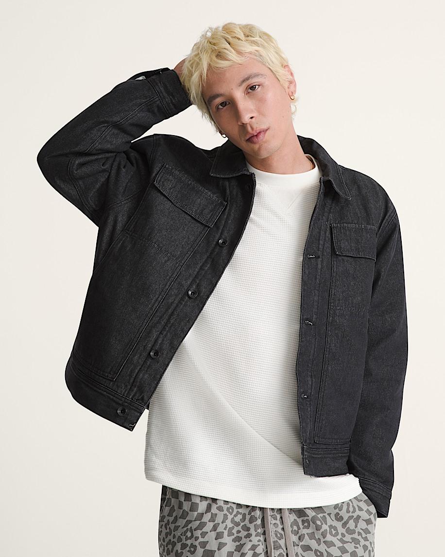 taka hayashi for vault by vans Premium Mcavoy Lined Trucker Jacket Rinse Black