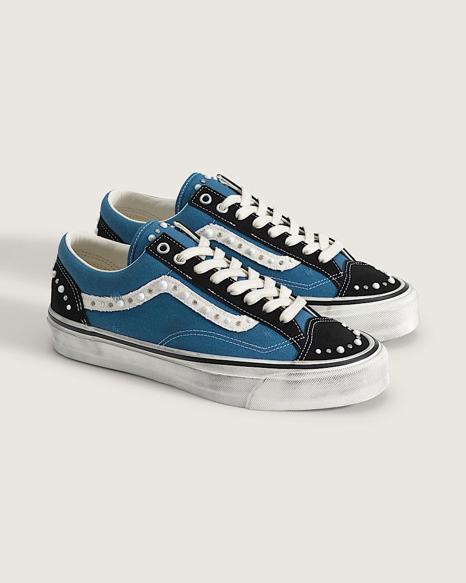 Taka Hayashi For Vault By Vans Premium Old Skool 36 Shoe Black Navy Blue