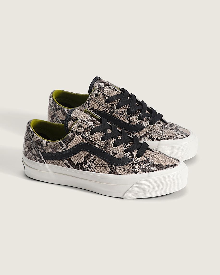 Taka Hayashi For Vault By Vans Premium Old Skool 36 Shoe Python Silver Grey
