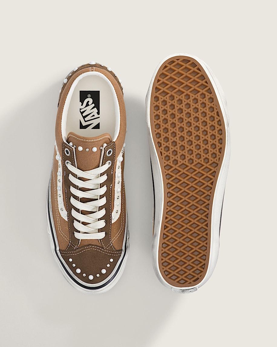 Taka Hayashi For Vault By Vans Premium Old Skool 36 Shoe Vintage Cocoa Brown