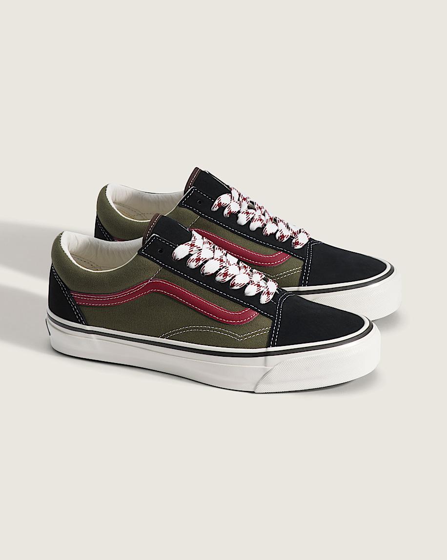 Taka Hayashi For Vault By Vans Premium Old Skool Shoe Black Olive Green