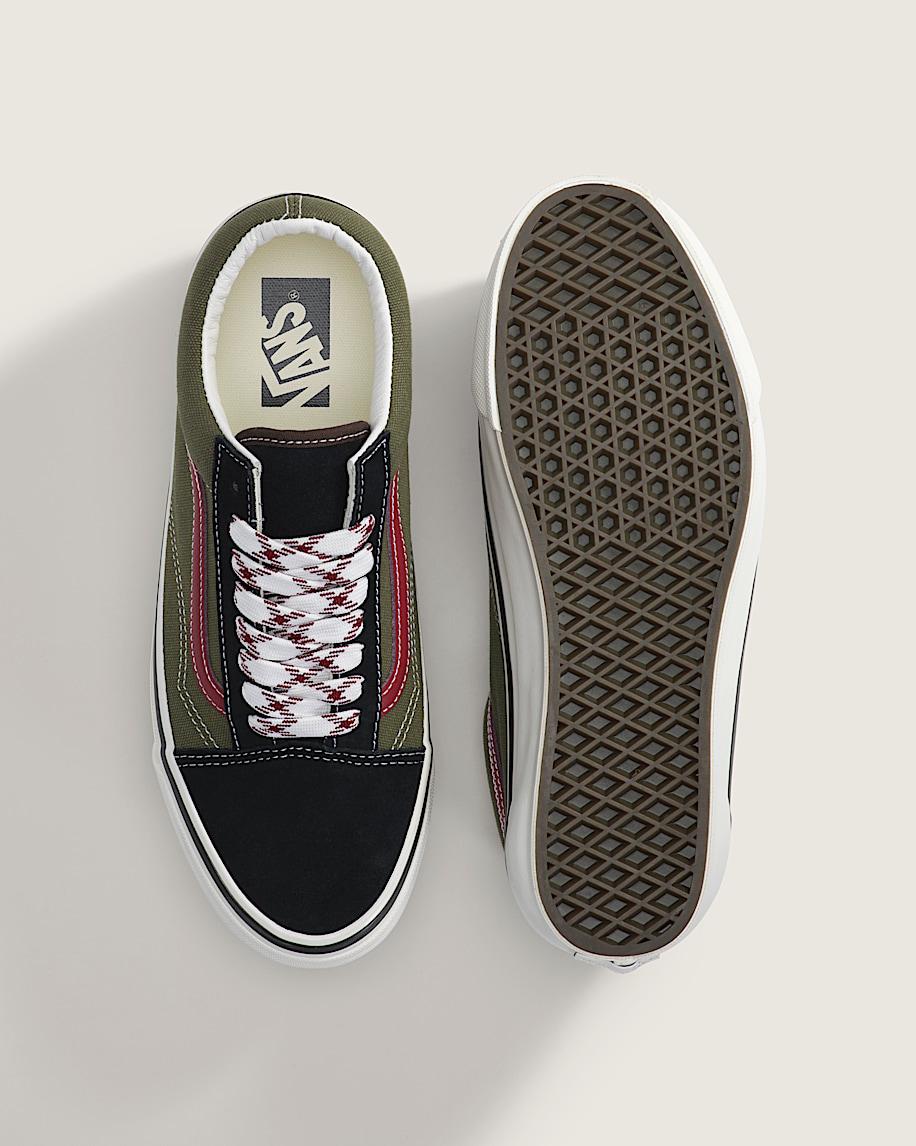 Taka Hayashi For Vault By Vans Premium Old Skool Shoe Black Olive Green