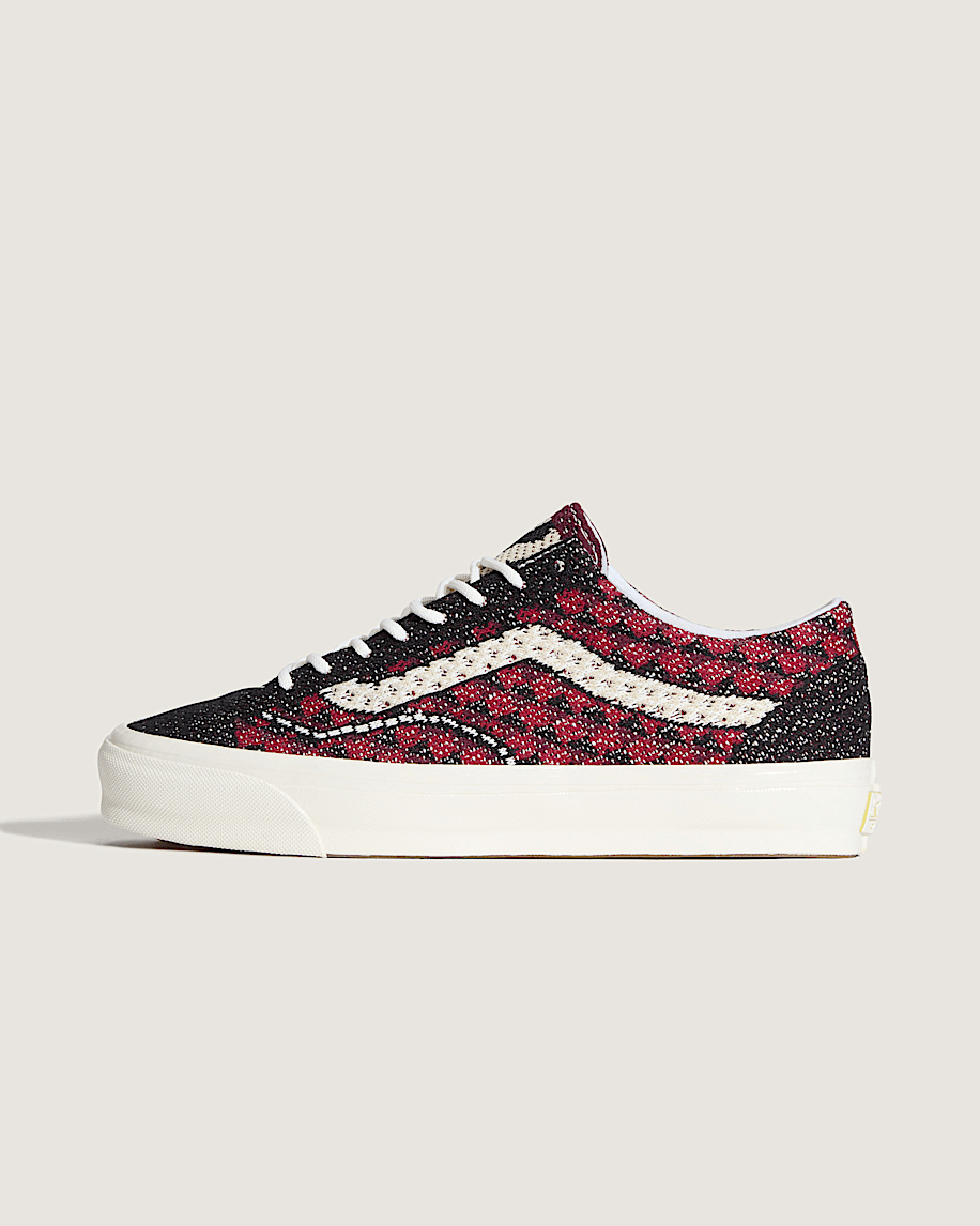 taka hayashi for vault by vans Premium Old Skool Shoe Geo Check Bordeaux Red