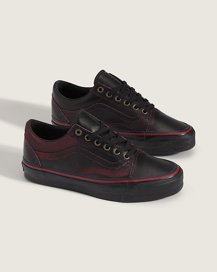 Taka Hayashi For Vault By Vans Premium Old Skool Tania Shoe Dark Red Black