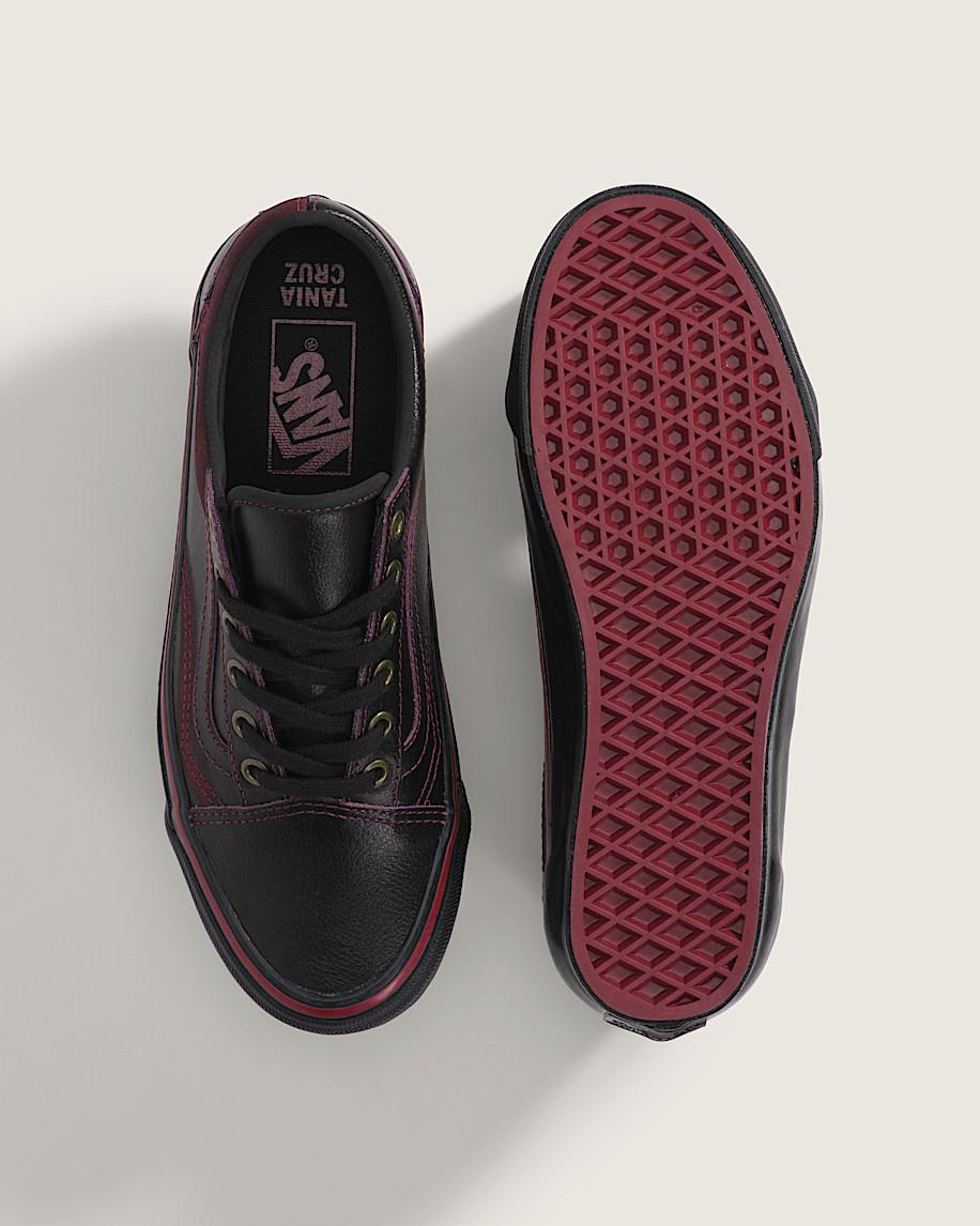 Taka Hayashi For Vault By Vans Premium Old Skool Tania Shoe Dark Red Black
