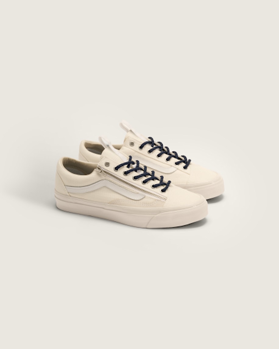 Taka Hayashi For Vault By Vans Premium Old Skool Zip Shoe Ice White