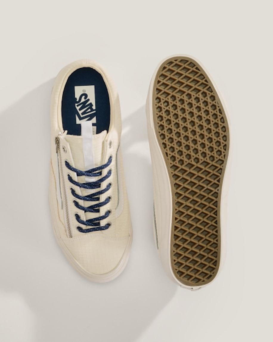 Taka Hayashi For Vault By Vans Premium Old Skool Zip Shoe Ice White