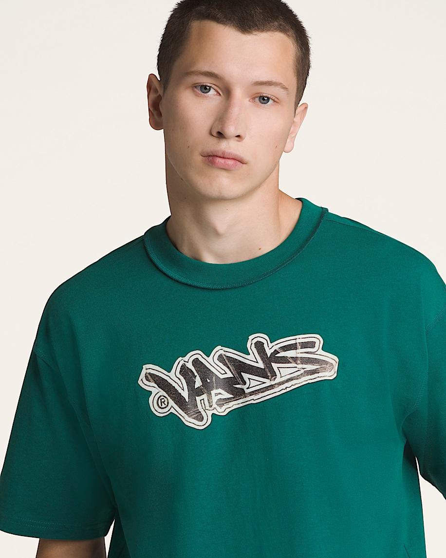 Taka Hayashi For Vault By Vans Premium Short Sleeve T-Shirt Rain Forest Green