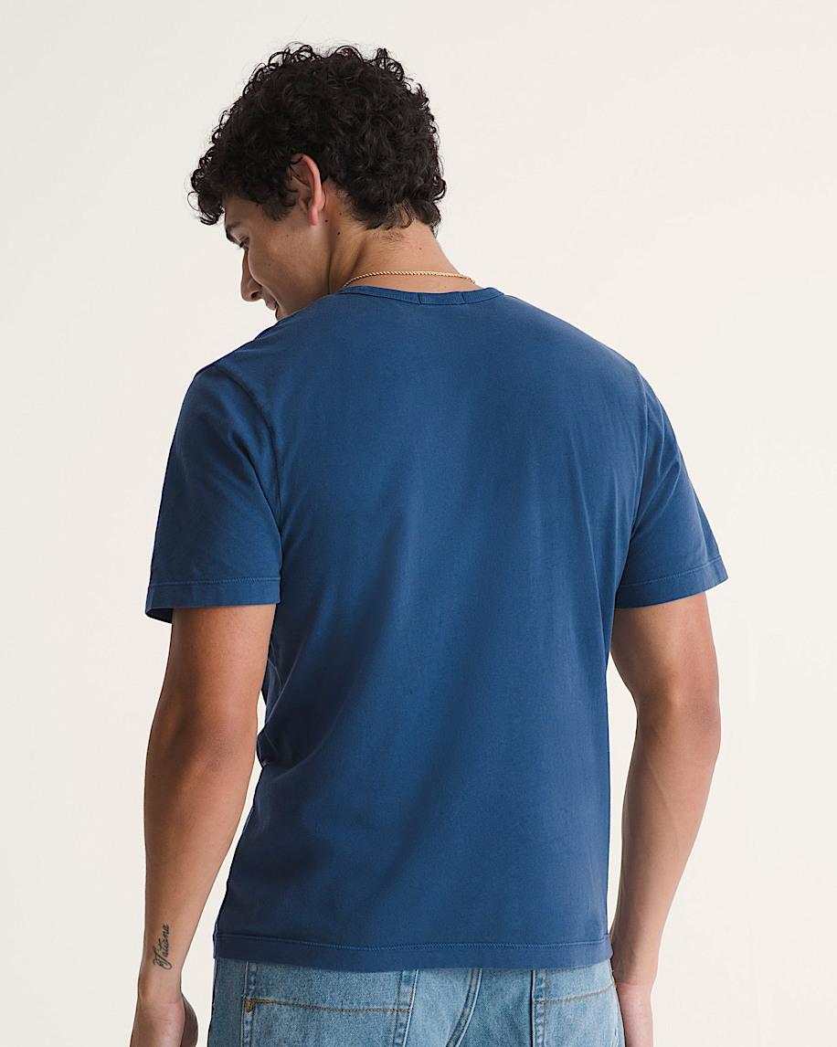 Taka Hayashi For Vault By Vans Premium Shrunken T-Shirt Deep Indigo Blue