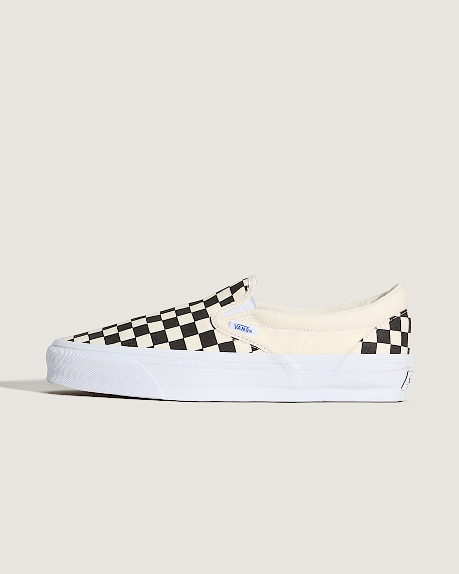 taka hayashi for vault by vans Premium Slip-On Checkerboard Shoe Checkerboard Black Off White