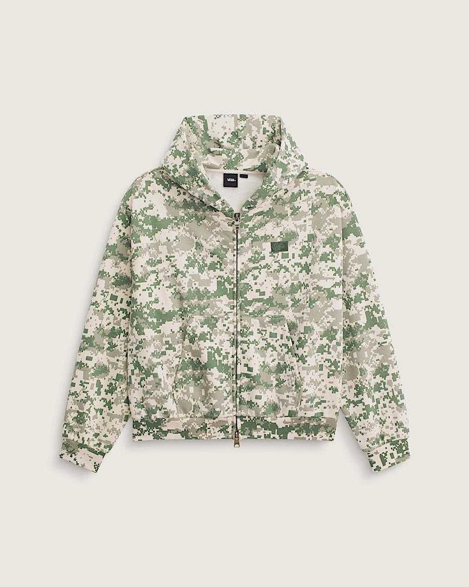 taka hayashi for vault by vans Premium Zip Hoodie Digi Camo Green
