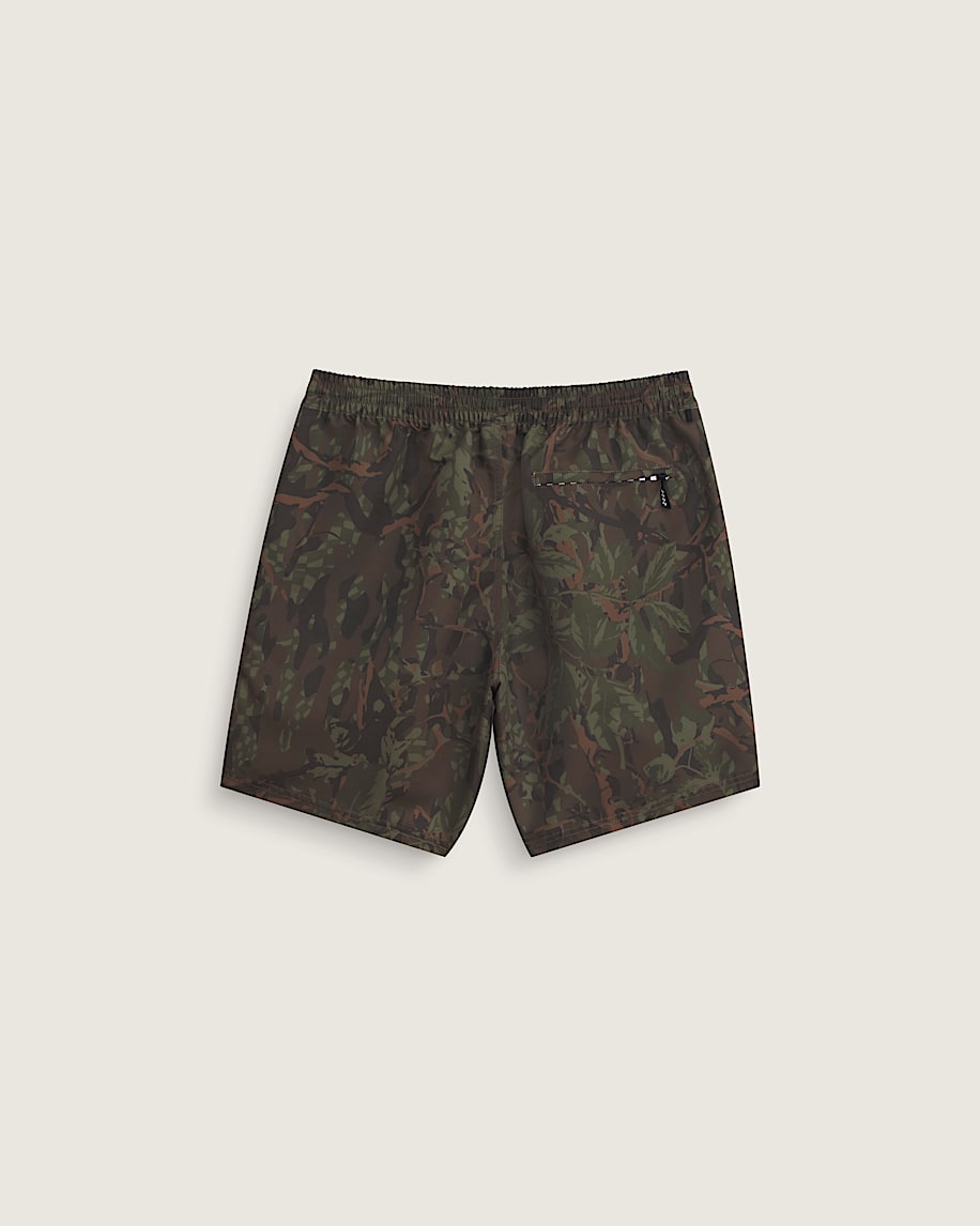 Taka Hayashi For Vault By Vans Primary II Elastic Printed Boardshorts Obsidian Fern Green