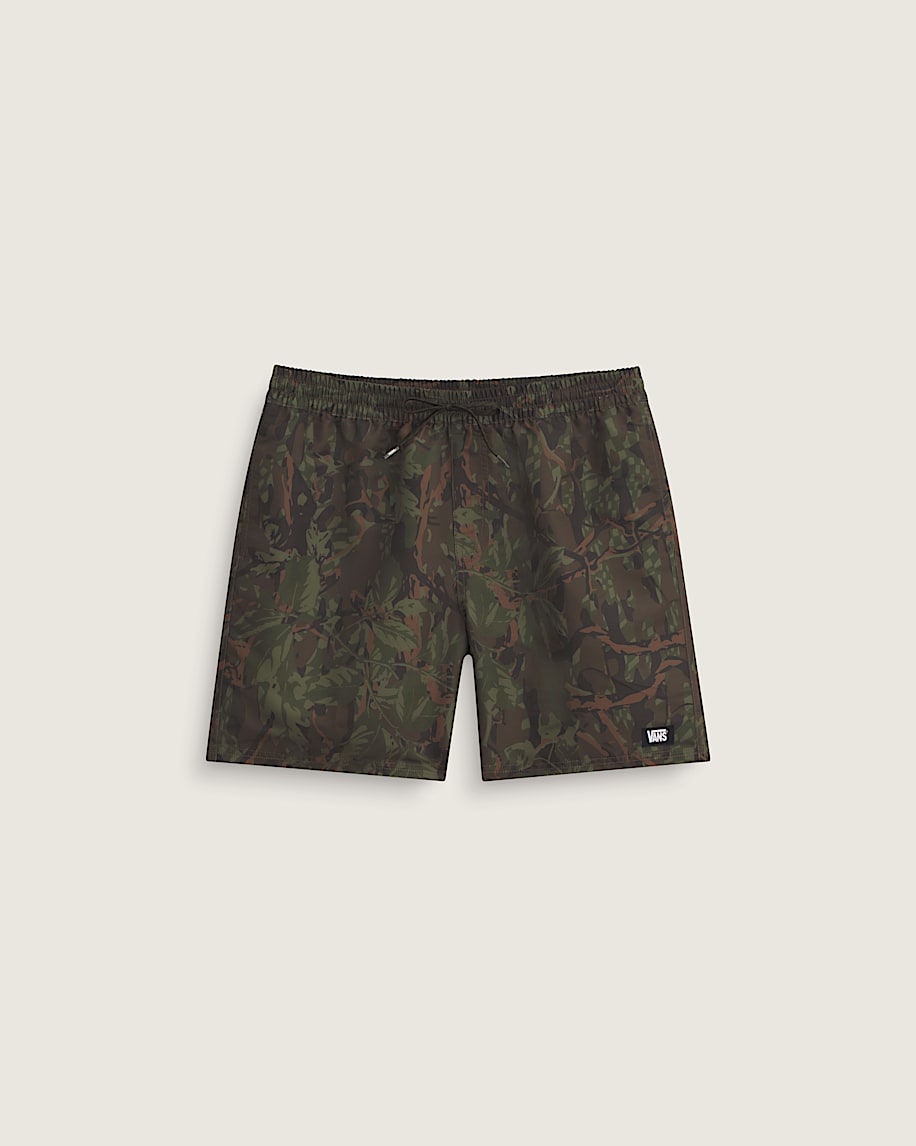 taka hayashi for vault by vans Primary II Elastic Printed Boardshorts Obsidian Fern Green