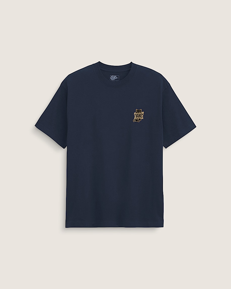 Taka Hayashi For Vault By Vans Raccoon Sign T-Shirt Navy Blue