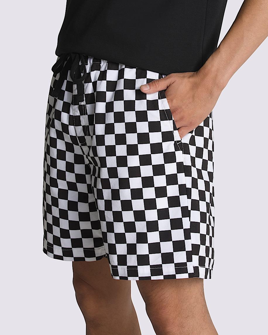 Taka Hayashi For Vault By Vans Range Relaxed Elastic Shorts Checkerboard Black