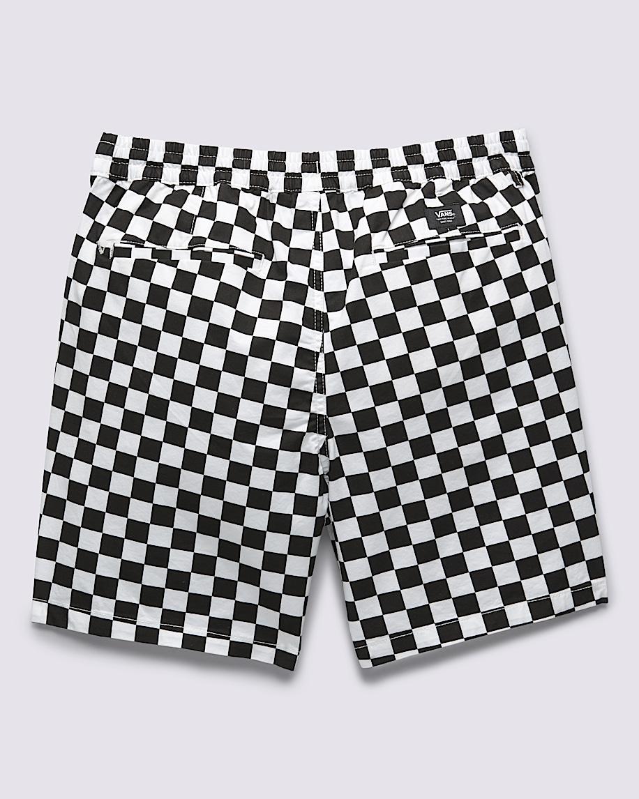 Taka Hayashi For Vault By Vans Range Relaxed Elastic Shorts Checkerboard Black