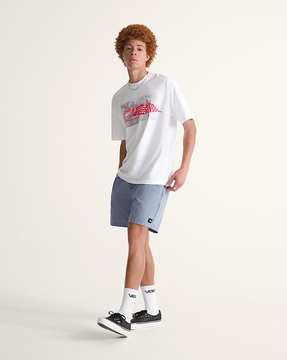 Taka Hayashi For Vault By Vans Range Relaxed Sport Shorts Glacial Slate Blue