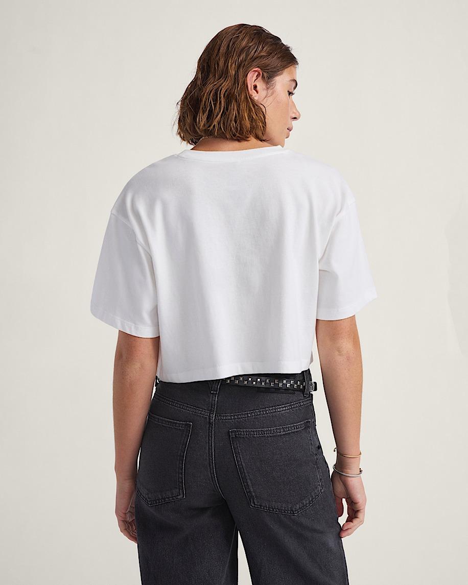 Taka Hayashi For Vault By Vans Rhythm Relaxed Crop T-Shirt White