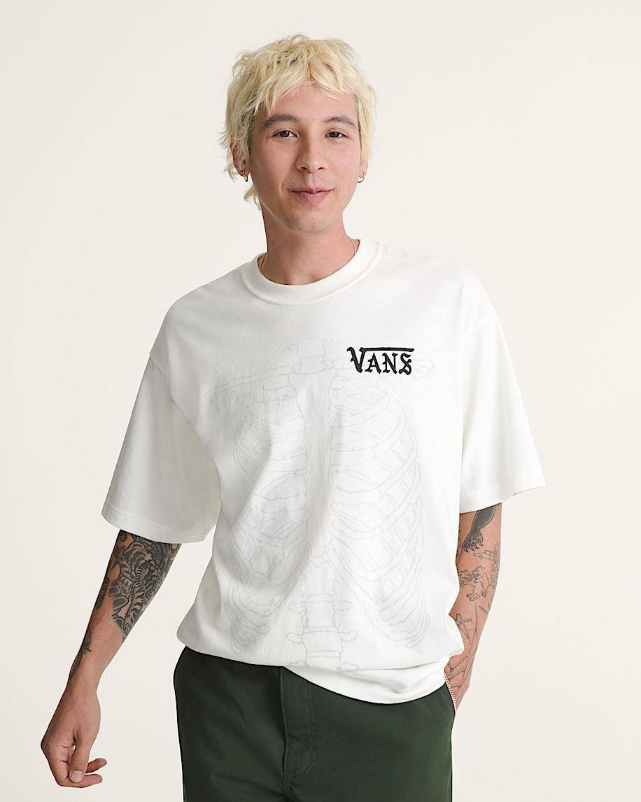 Taka Hayashi For Vault By Vans Ribcage Reversible T-Shirt Egret White