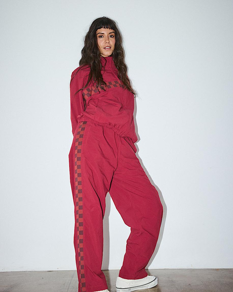 Taka Hayashi For Vault By Vans Ronnie Track Jacket Bordeaux Red