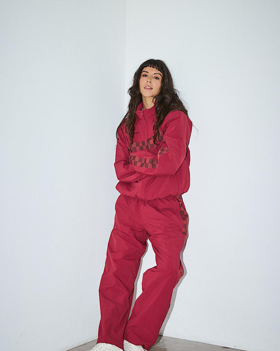 Taka Hayashi For Vault By Vans Ronnie Track Pants Bordeaux Red