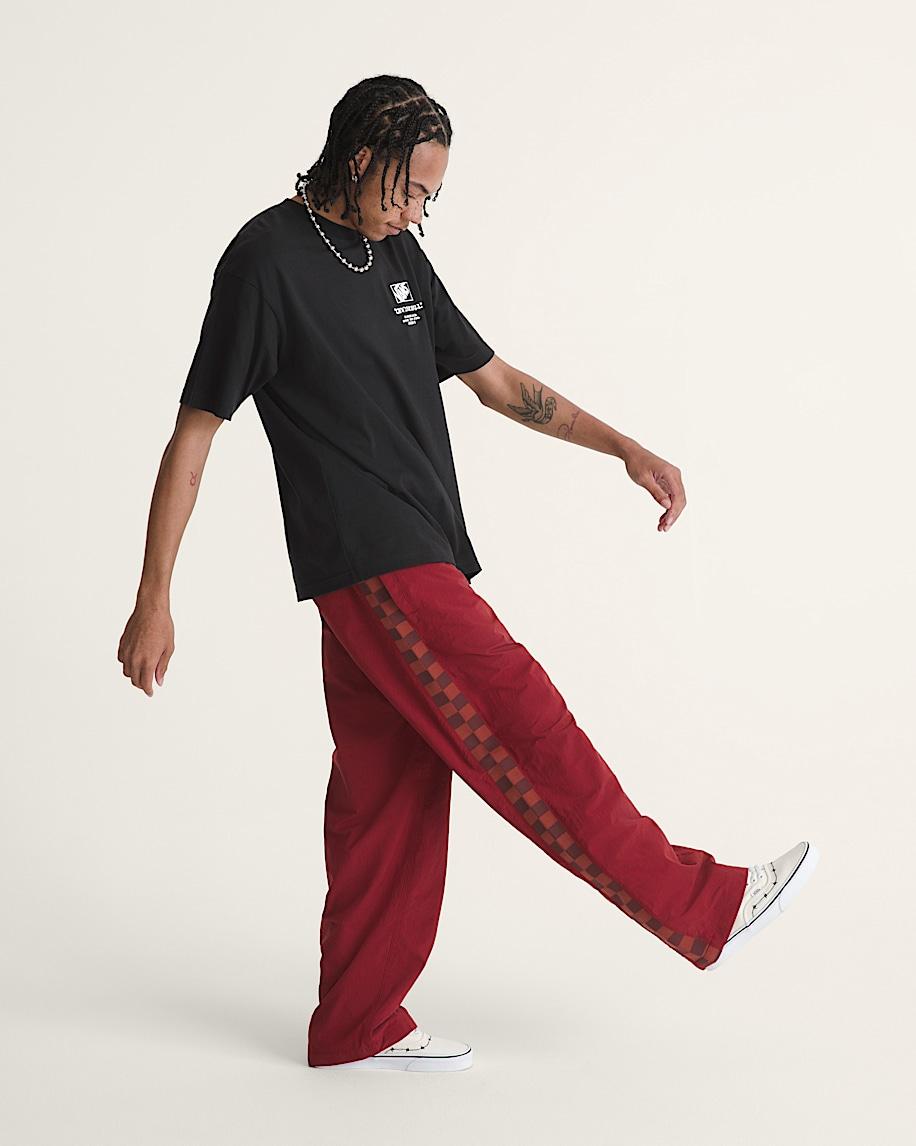 Taka Hayashi For Vault By Vans Ronnie Track Pants Bordeaux Red