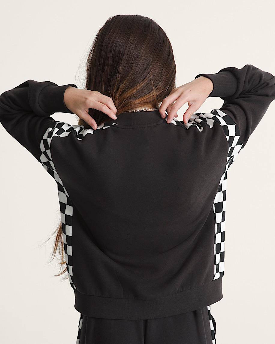 Taka Hayashi For Vault By Vans Rookie Track Zip Sweatshirt Checkerboard Black