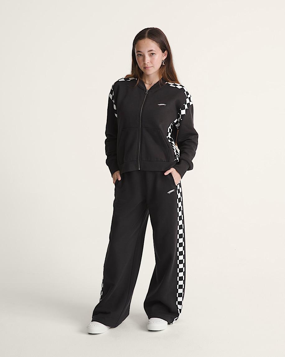 Taka Hayashi For Vault By Vans Rookie Track Zip Sweatshirt Checkerboard Black