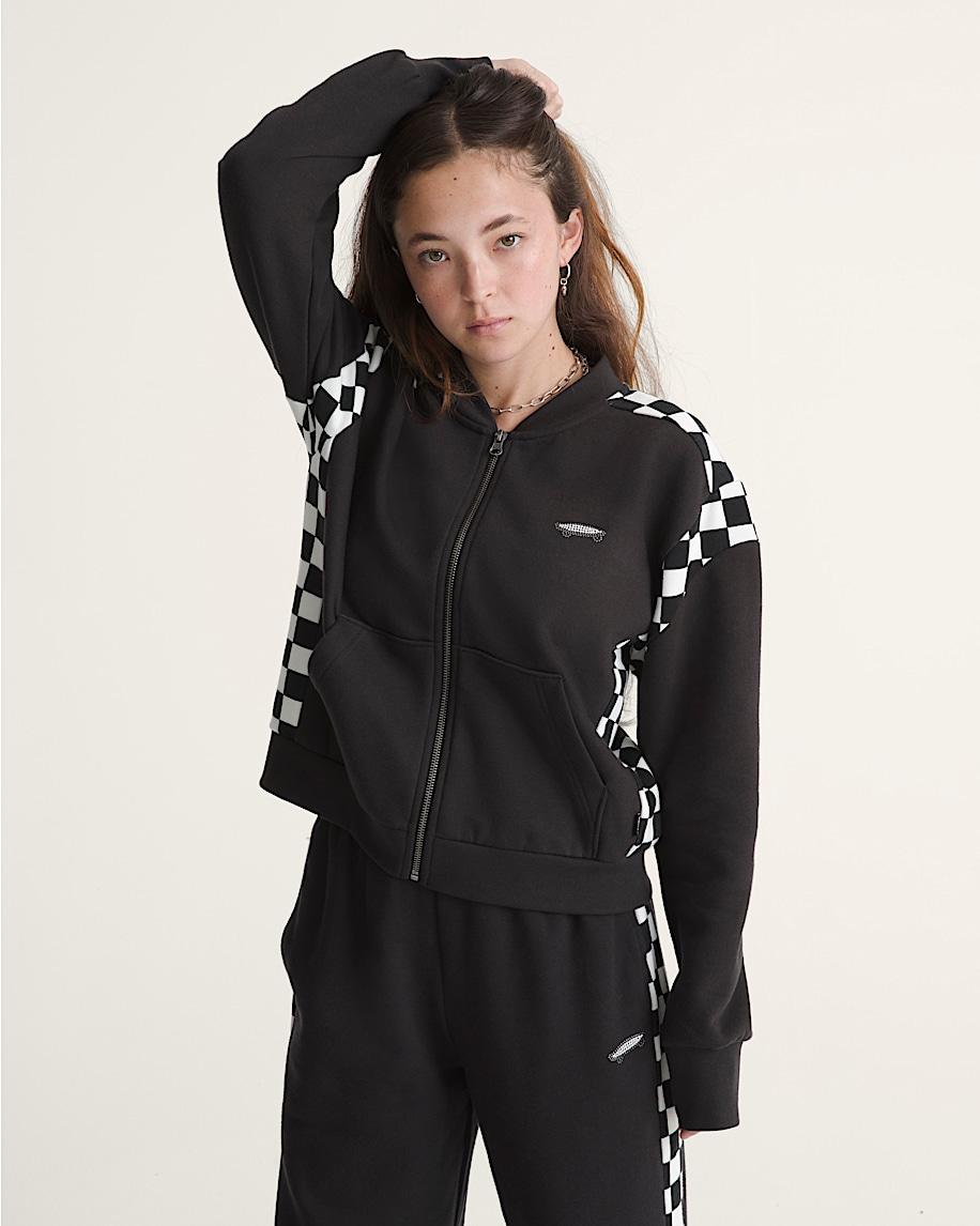 taka hayashi for vault by vans Rookie Track Zip Sweatshirt Checkerboard Black