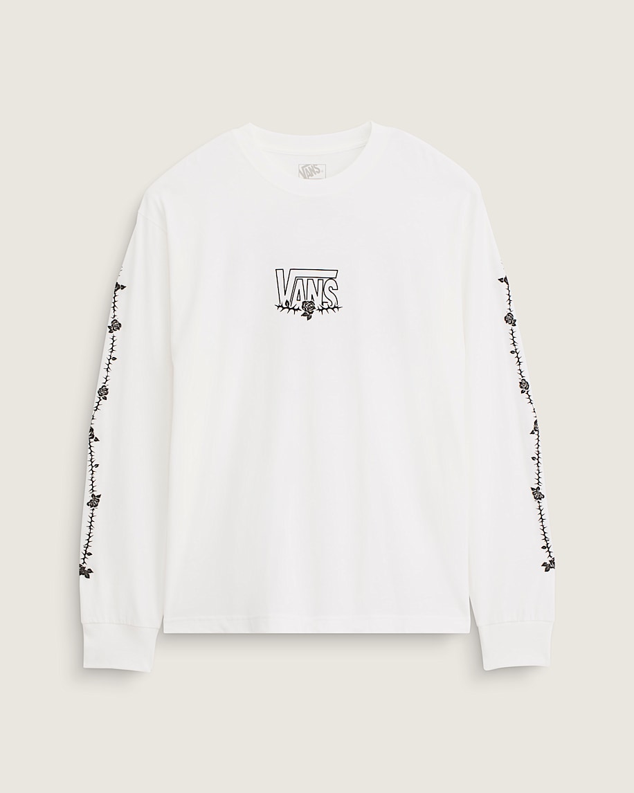 taka hayashi for vault by vans Rose and Thorns Long Sleeve T-Shirt White