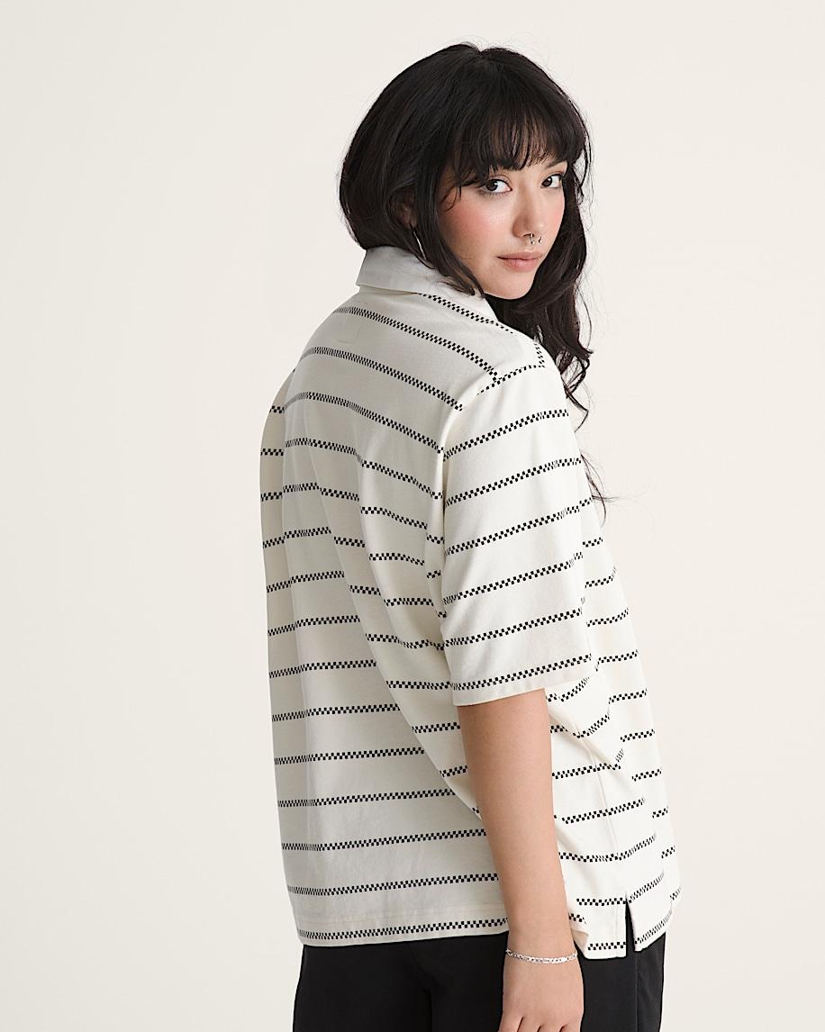 Taka Hayashi For Vault By Vans Rugby Shirt Marshmallow White