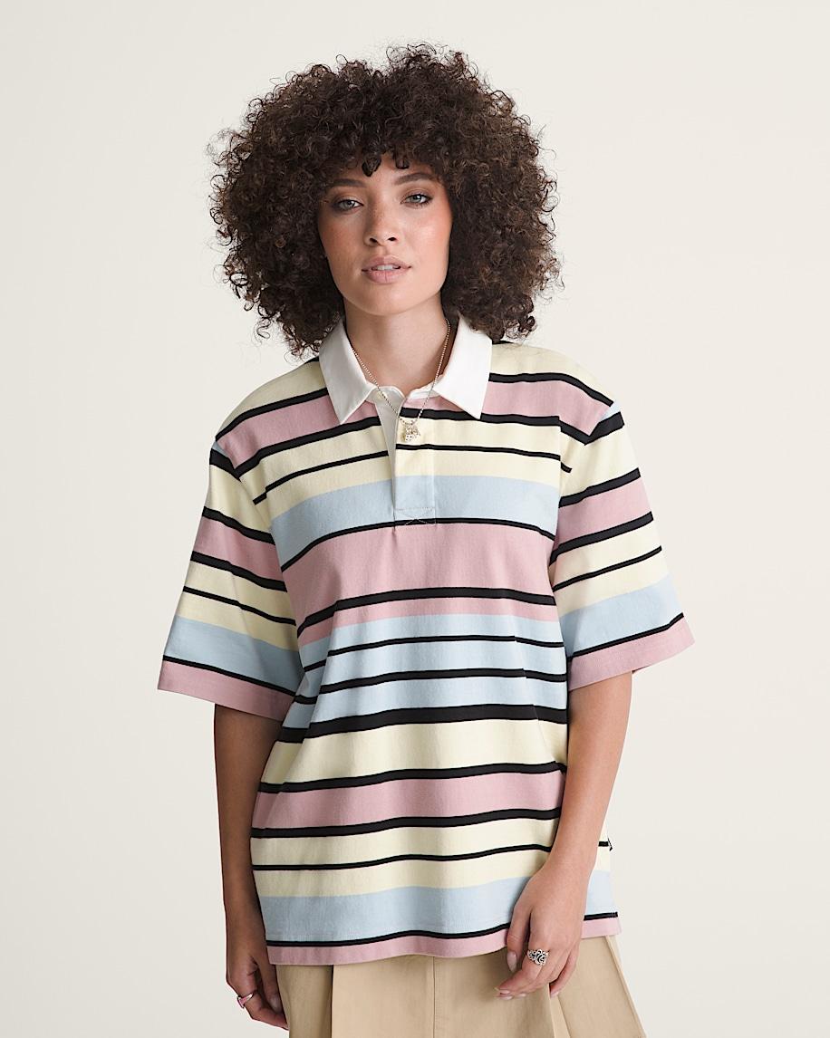 Taka Hayashi For Vault By Vans Rugby Shirt Misty Mauve Red