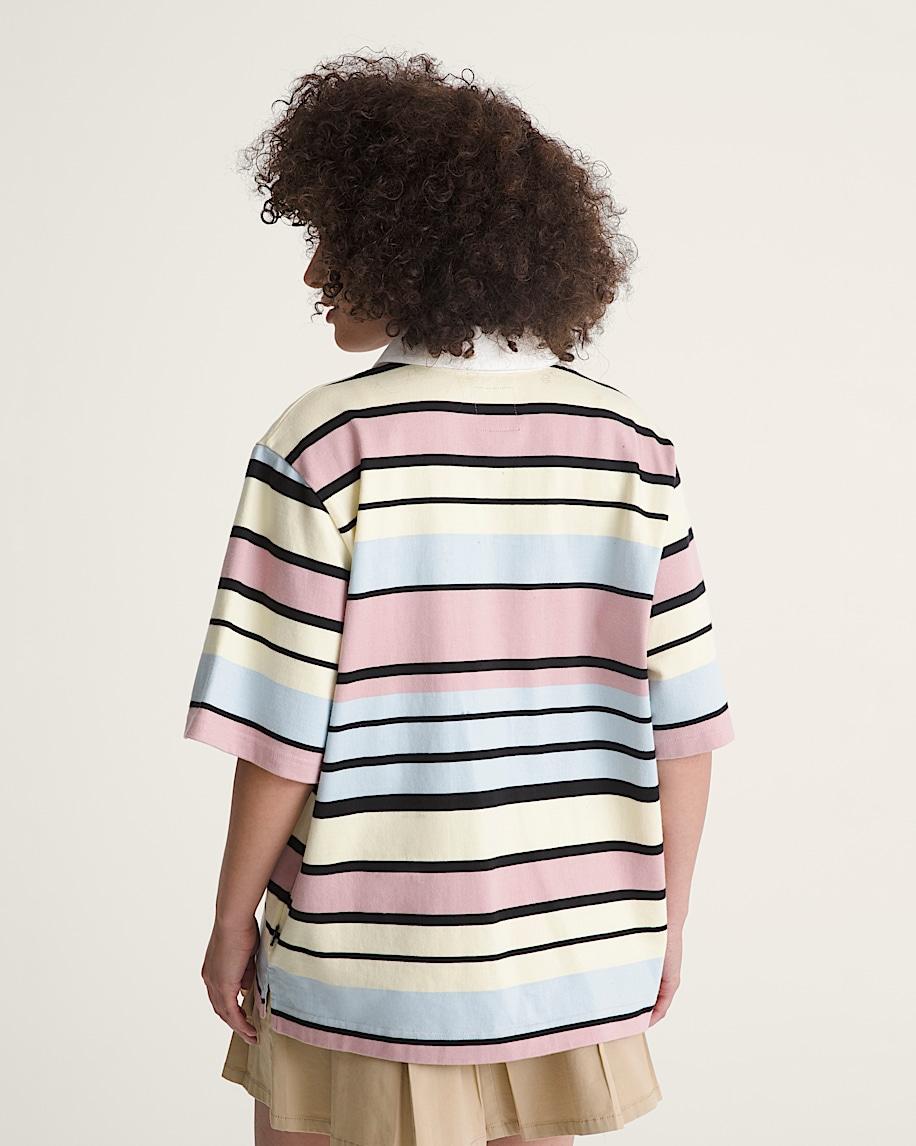 Taka Hayashi For Vault By Vans Rugby Shirt Misty Mauve Red