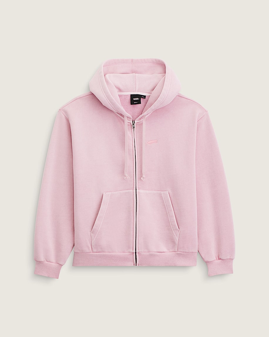 taka hayashi for vault by vans Salton Washed Full Zip Hoodie CORAL BLUSH